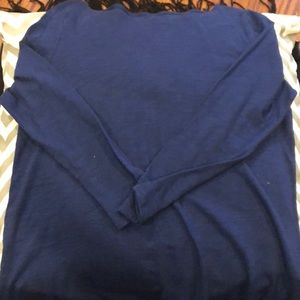 Dark blue, long sleeved top!